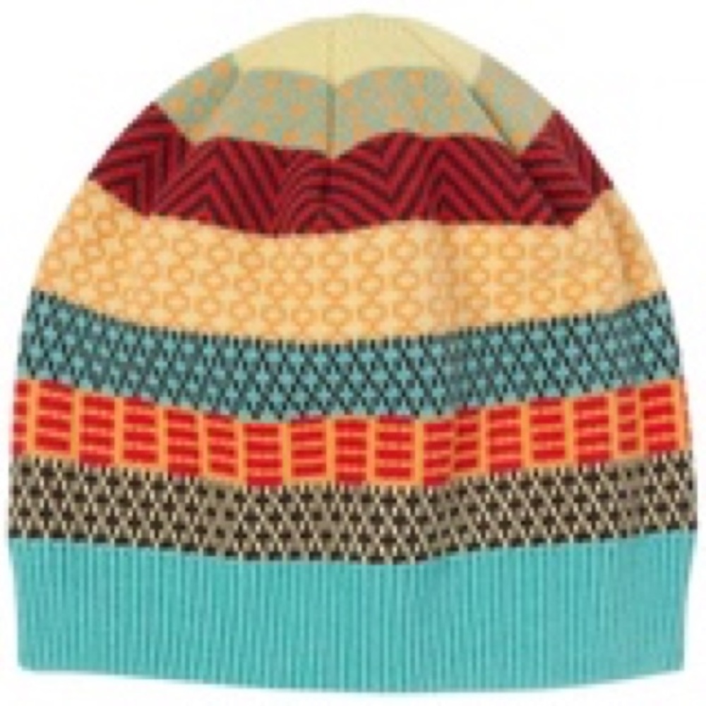 Colorful Striped Knit Beanie